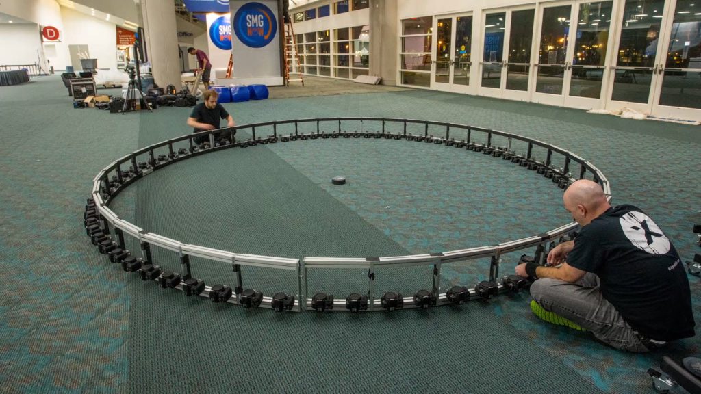 84 bullet time camera array