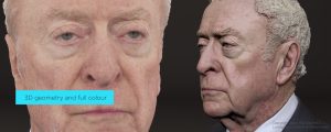 Captured 3D Head Scans of Michael Caine for Now You See Me 2