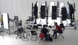 80 cameras 3d scanning array by sample and hold