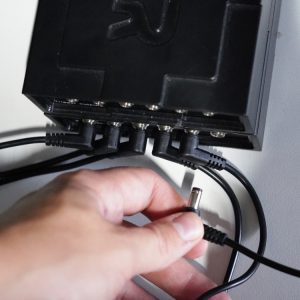 Camera Array Bullet Time Connect power extension to the PowerBox